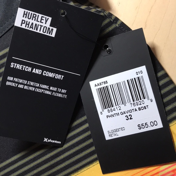 Hurley board shorts! Size 32! NWT! - Picture 3 of 4